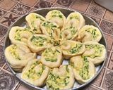 Foto langkah ke 11 dari resep Roti bunga bawang putih.