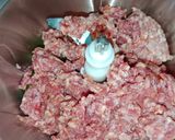 A picture of step 2 of Chapli Kabab.