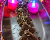 A picture of step 9 of Chocolate burfi.
