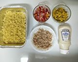 صورة لخطوة 1 من وصفة سلطه التونه بالباستا 🍴😋