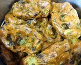A picture of step 2 of Radish Leaves Steamed Dumplings - Mooli Ke Patto ke Muthiya - My Mother's Recipe On Women's Day.