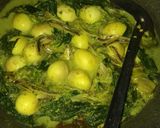 Foto langkah ke 4 dari resep Gulai daun singkong telur puyuh.