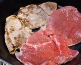 Foto del paso 1 de la receta: Bifecitos al vino tinto