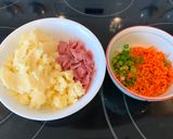 A picture of step 1 of Oven-Baked Potato balls.