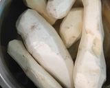 Foto langkah ke 1 dari resep Keripik Kimpul Pedas Manis.