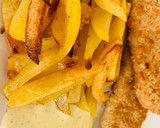 Foto del paso 6 de la receta: Fish and chips al horno🐟🥔🥔🐟