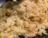 Foto del paso 3 de la receta: Arroz frito con puerro y bacon, con kimchi y plátano