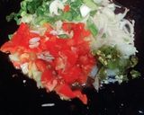 A picture of step 2 of Veg Tawa poulao.