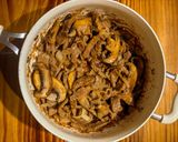 A picture of step 5 of Beef Stir Fry with Shiitake Mushrooms and Onions 🧅.