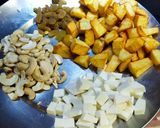 A picture of step 2 of Shahi Chaat.