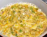 A picture of step 6 of Spanish omelette recipe.