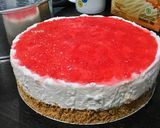 Foto langkah ke 10 dari resep No Bake Cheesecake (Cheesecake tanpa oven).