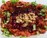 A picture of step 4 of Muhammara.