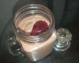 A picture of step 3 of Strawvocado smoothie.
