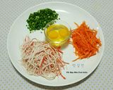 Hình bước làm 1 của món Chả cua giả rán 맛살전