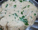 A picture of step 1 of Methi Bajra Paratha.