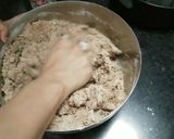 A picture of step 2 of Ragi Mathri.