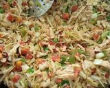 A picture of step 5 of Chinese Roll / spring rolls.