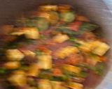 A picture of step 4 of Parda paneer biryani.