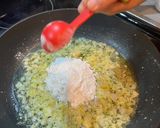 A picture of step 8 of Tofu Piccata.