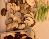A picture of step 2 of Vegan Friendly: Tofu Mushroom with Korean Spicy Sauce.