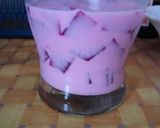 Foto langkah ke 4 dari resep Es jelly susu buah naga.