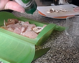 Foto del paso 3 de la receta: Risotto con Pollo y Setas con Aceite y Albahaca