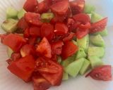 Foto del passaggio 1 della ricetta Fresca insalata con cetrioli