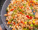 A picture of step 3 of Brown Vegetable Fried Rice.