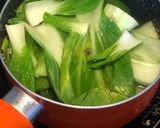 Foto langkah ke 1 dari resep Bok Choi with garlic and oyster Sauce.