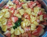Foto langkah ke 2 dari resep Es Koktail Jadul (Pepaya Nanas).