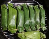Foto langkah ke 5 dari resep Pepes pindang daun singkong.