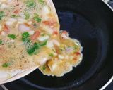 A picture of step 3 of Fluffy, Butter Omelette 😋😋.
