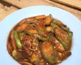 Foto langkah ke 5 dari resep Tumis Terong Ikan Asin.