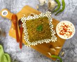 A picture of step 12 of Lehsuni Palak Khichdi.