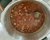 A picture of step 1 of Chhole chana masala (one pot recipe).