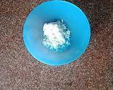A picture of step 1 of Paneer hungcurd bullets.