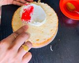 A picture of step 21 of Puran Cake or Puran Poli Cake.