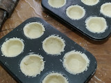 Canastas sin gluten rellenas de espinacas