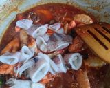 Gambar langkah 4 resipi Nasi Goreng USA (Udang, Sotong & Ayam).