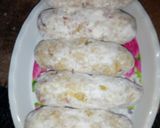 A picture of step 6 of Sausage in Yam Rolls.