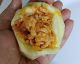 Foto del paso 7 de la receta: Bombas rellenas de pollo picado y picante