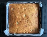 A picture of step 5 of Rhubarb Cake.