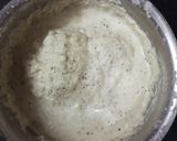 A picture of step 3 of Hesarubele Bili Saru/Moong dal tomato rasam.