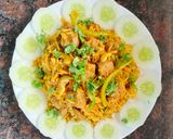 A picture of step 5 of Soya chunks pulao.