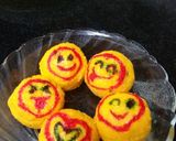 A picture of step 5 of Emoji mango kalakand ladoo.