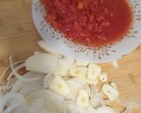 A picture of step 1 of Battered Cod with Fresh Tomato (No Salt).