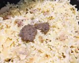 Foto del paso 2 de la receta: Pasta con pollo asado y salsa de trufa