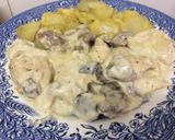 Foto del paso 7 de la receta Solomillos de pollo con nata y setas 🍄