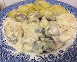 Foto del paso 7 de la receta: Solomillos de pollo con nata y setas 🍄